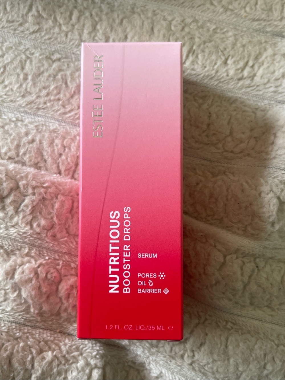 Estee Lauder Nutritious Booster Drops - Pink Gradient Box